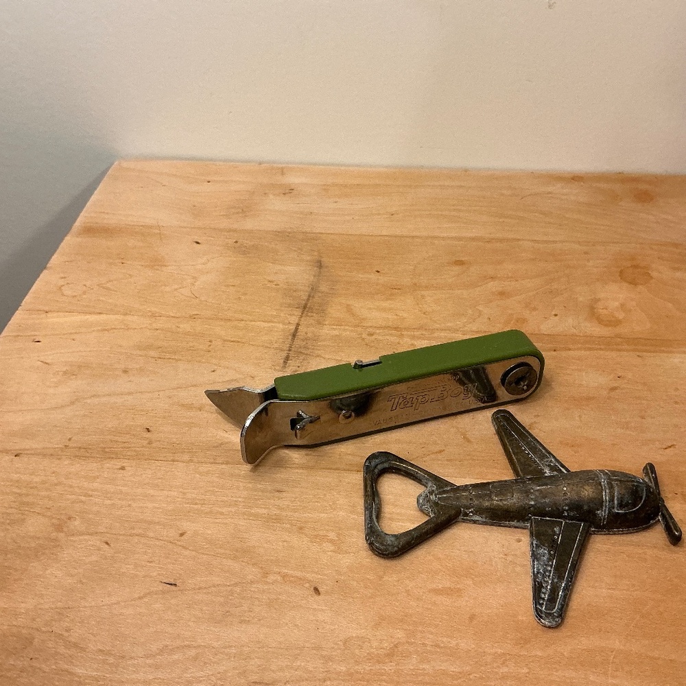 Vintage Vaughan’s Tap Boy Bottle and Can Opener Airplane bottle opener